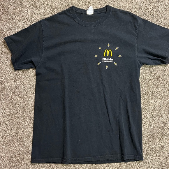 J Balvin '"Familia"' x McDonalds Mens Medium J Balvin Collab T-Shirt - Picture 1 of 1